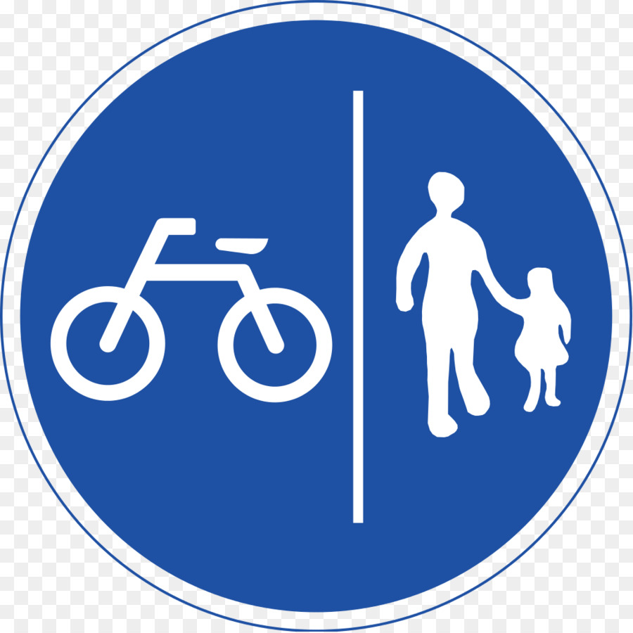 Señal Para Peatones Y Bicicletas，Seguridad PNG