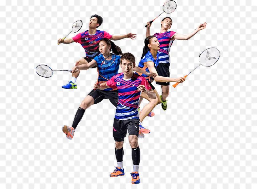 Jugadores De Bádminton，Raqueta PNG