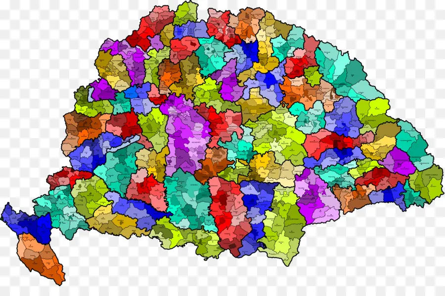 Mapa Colorido，Regiones PNG