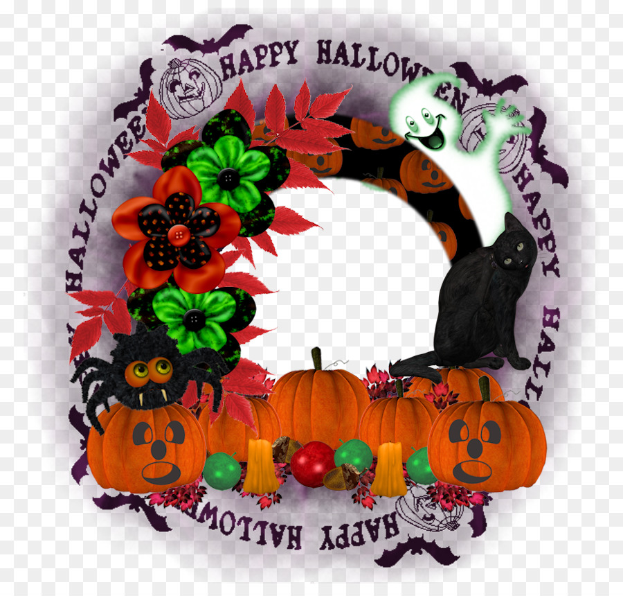 Decoraciones De Halloween，Calabazas PNG