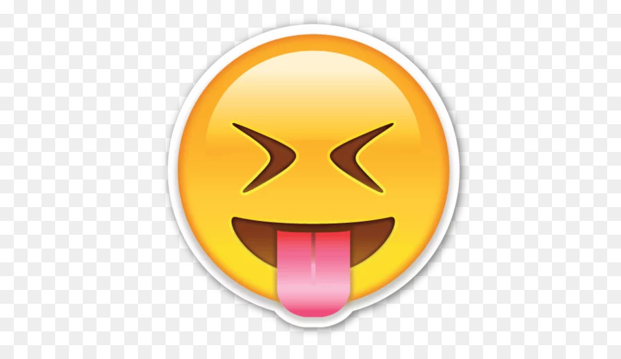 Emoji Con La Lengua Fuera，Rostro PNG