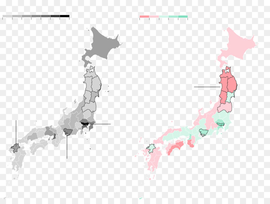 Japón，Mapa PNG