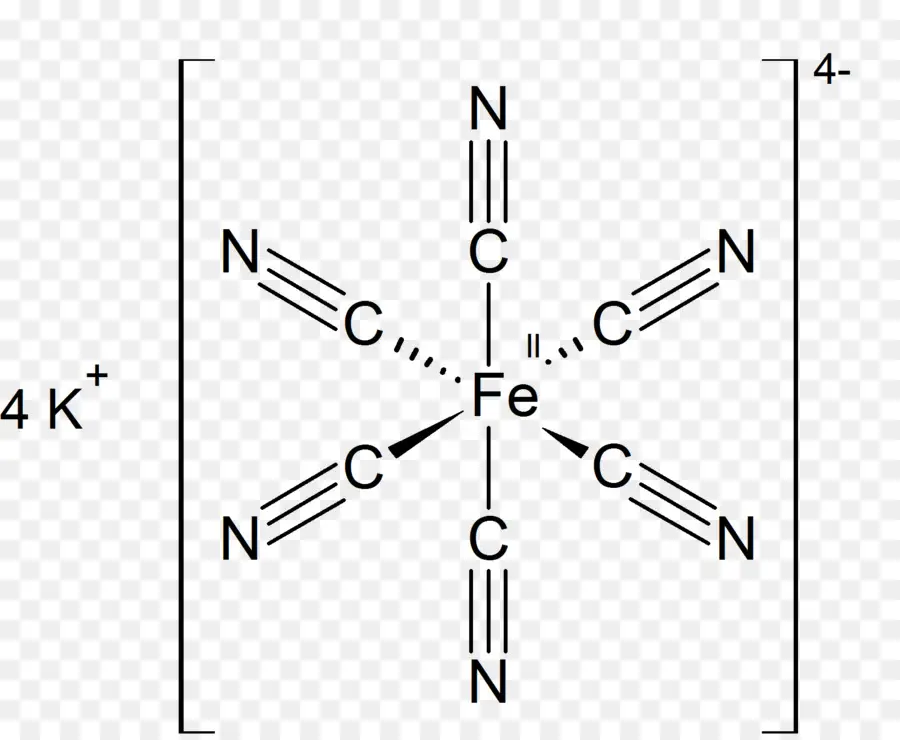 Ferricianuro De Potasio，Ferrocianuro Potásico PNG