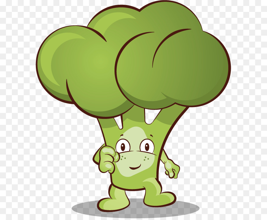 Brócoli Verde，Dibujos Animados PNG