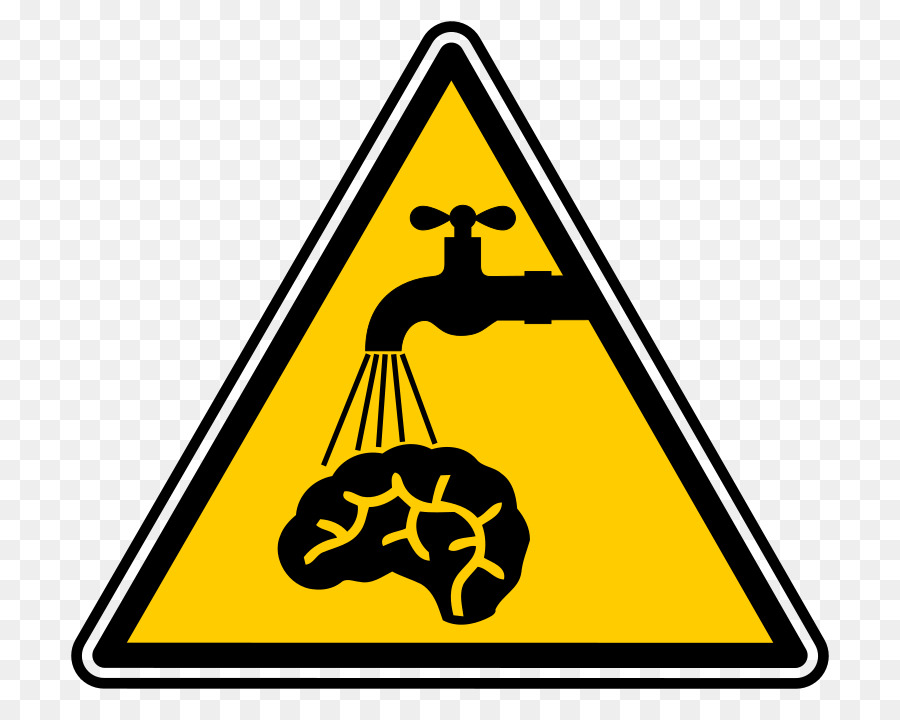 Advertencia De Lavado De Cerebro，Triángulo PNG