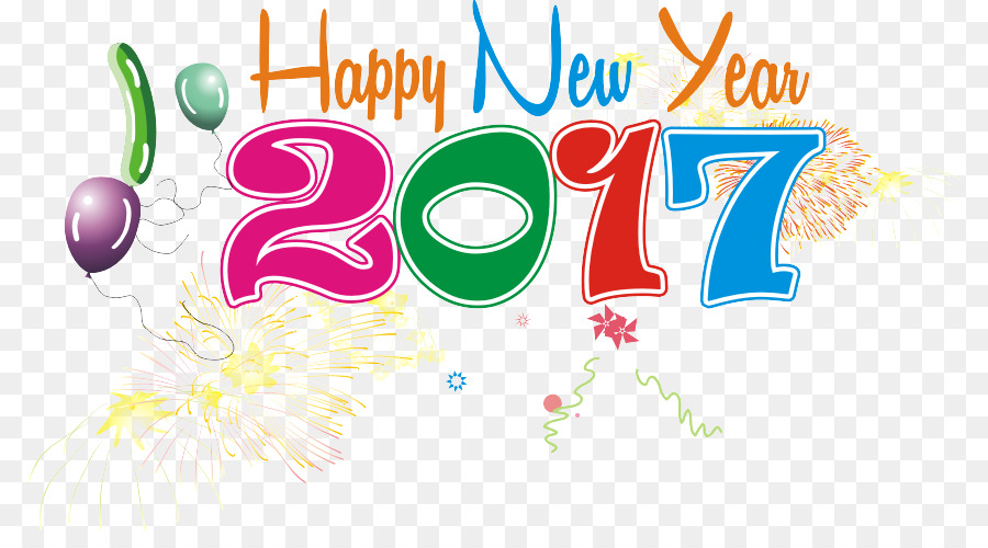 Feliz Año Nuevo 2017，Celebración PNG