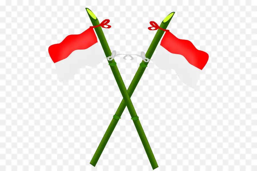 Bambú Con Banderas，Bandera PNG