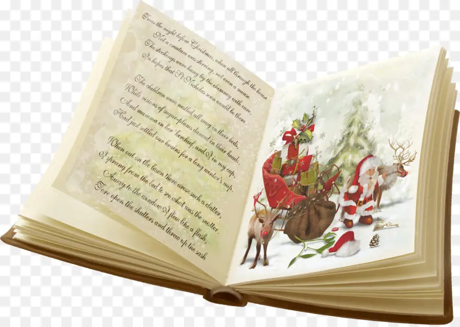 Libro Abierto，Navidad PNG