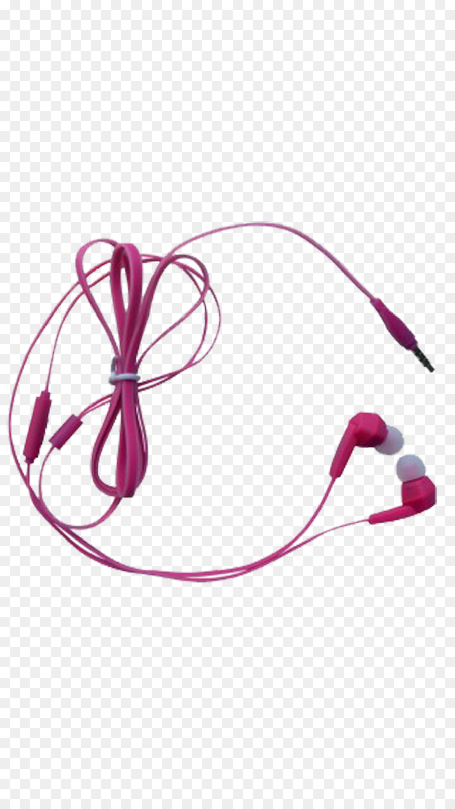 Auriculares Rosas，Cableado PNG