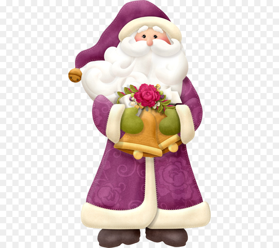 Papá Noel，Bastón De Caramelo PNG