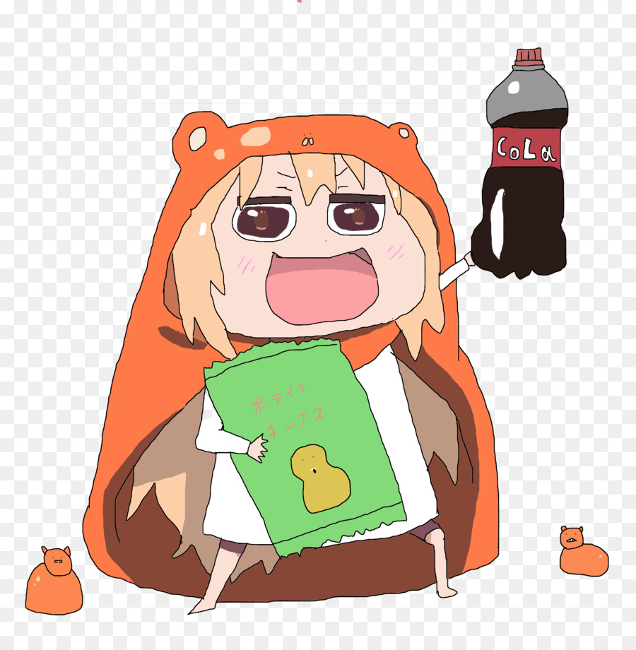 Chica Anime，Bocadillo PNG