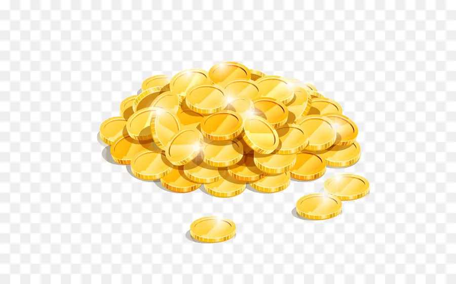 Monedas De Oro，Tesoro PNG