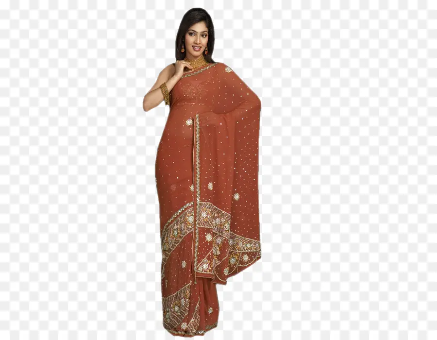 Mujer En Sari，Tradicional PNG