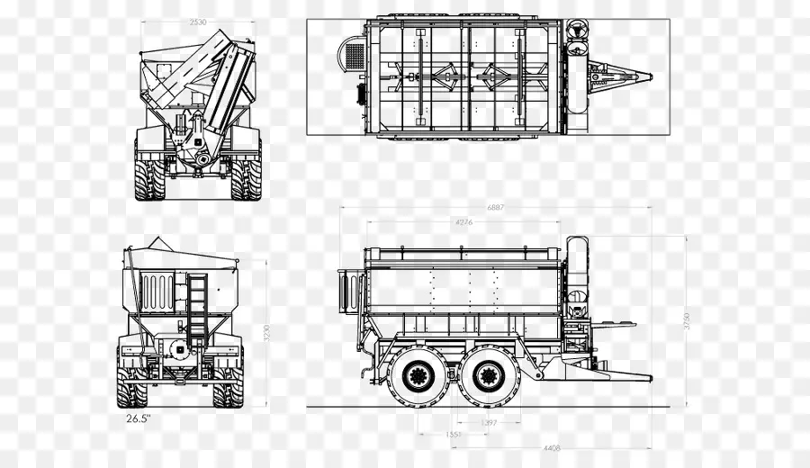 Plano De Camión，Ingeniería PNG