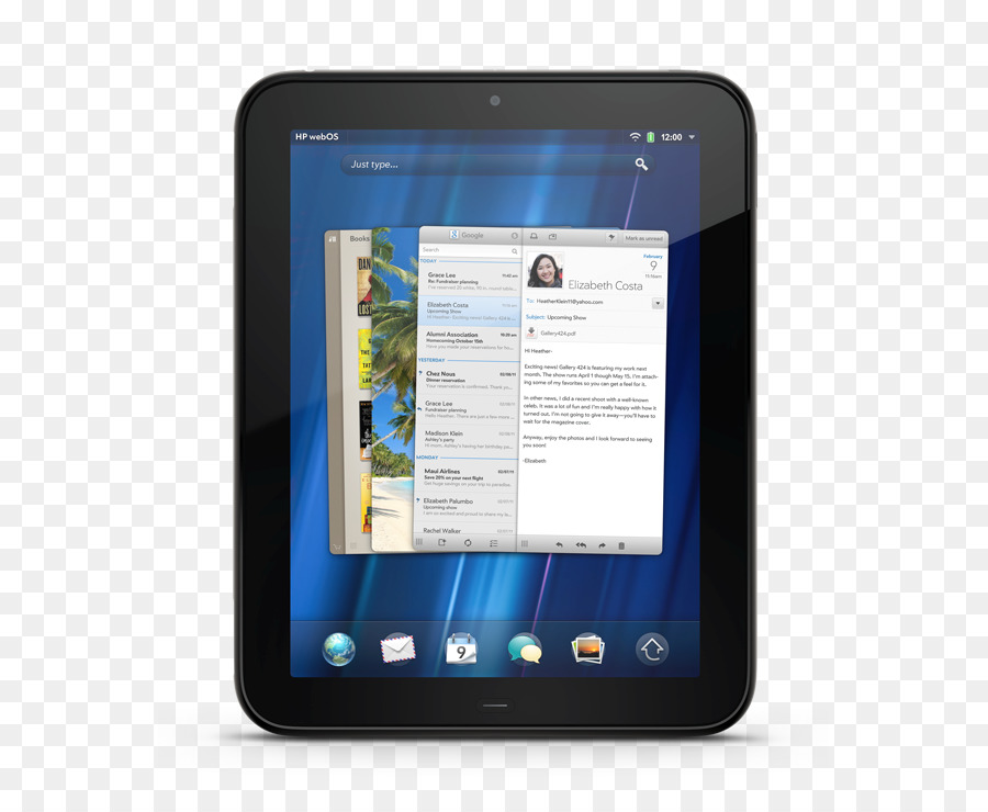 Hp Touchpad，Hewlett Packard PNG