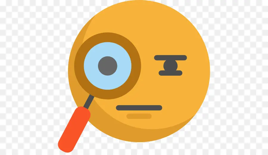 Emoji De Lupa，Buscar PNG