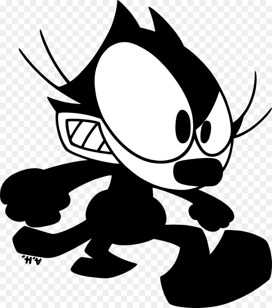 Gato De Dibujos Animados，Negro PNG