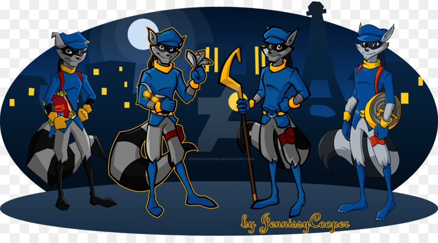 Sly Cooper Y El Raccoonus De Thievius，Sly Cooper Thieves A Tiempo PNG