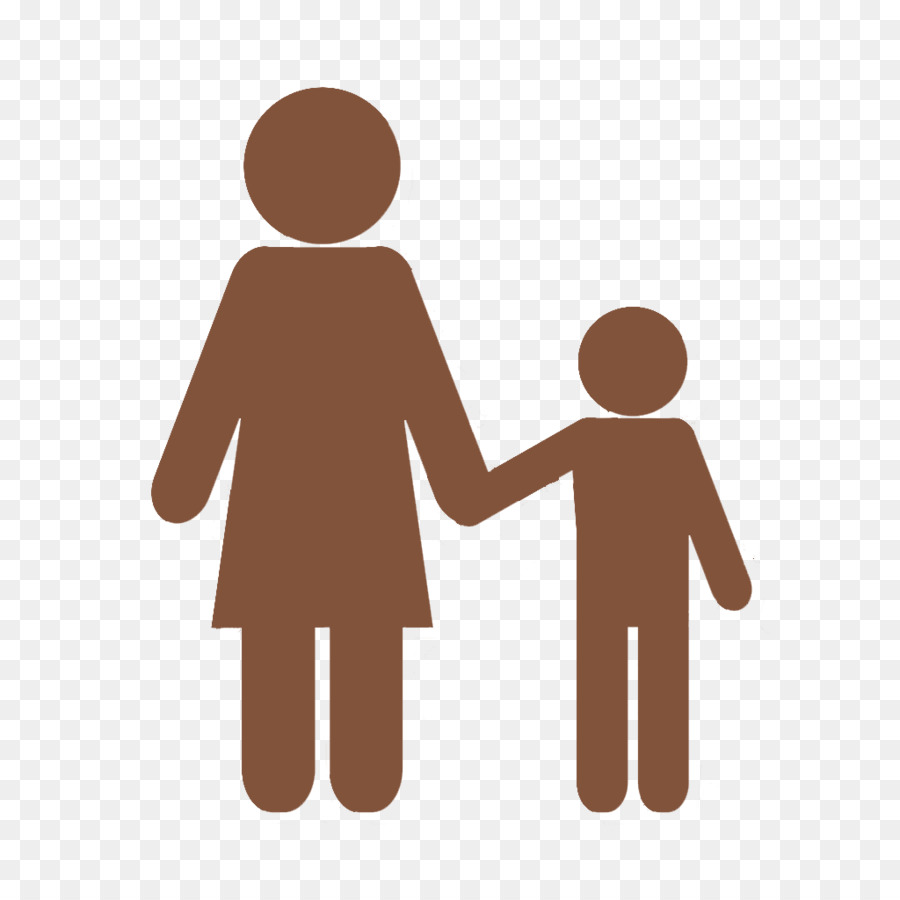 Mujer Y Niño，Silueta PNG