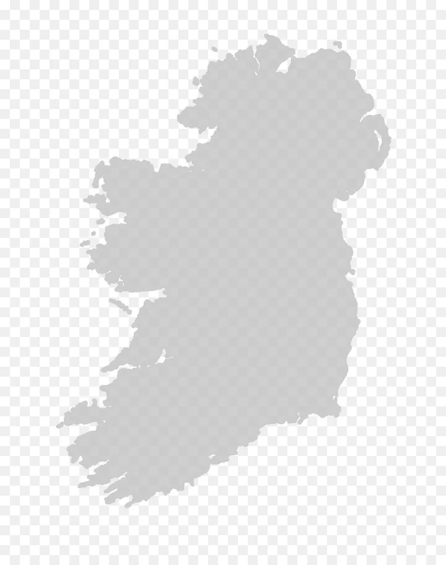 Irlanda，Mapa PNG