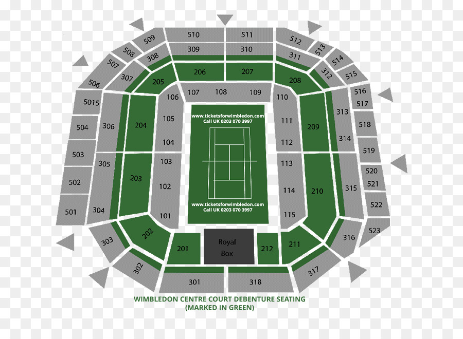 2018 Campeonato De Wimbledon，El Centro De La Pista PNG