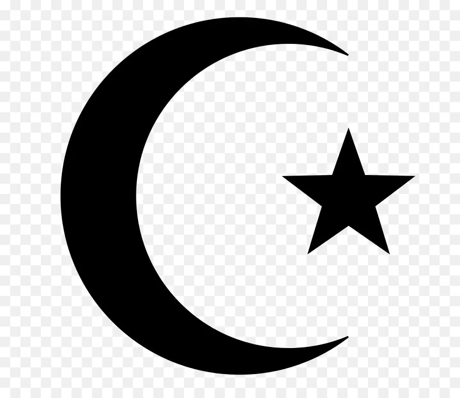 Los Símbolos Del Islam，Estrella Y La Media Luna PNG
