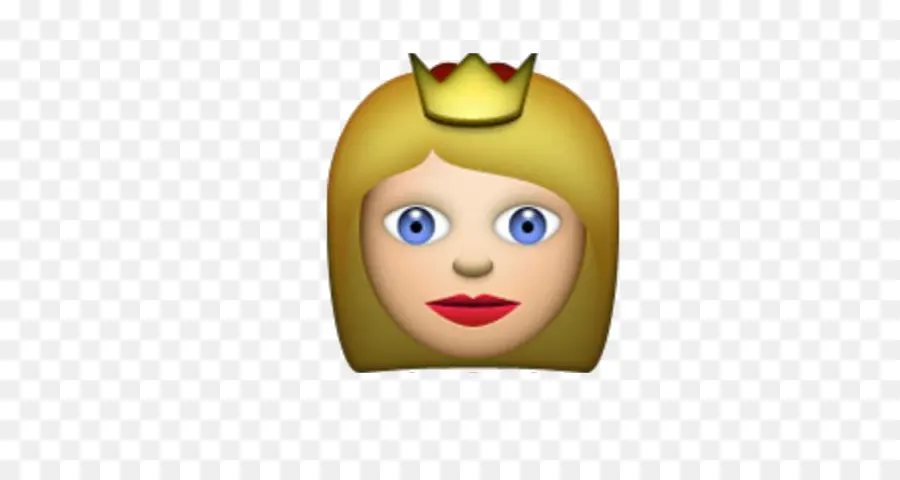 Princesa Emoji，Corona PNG