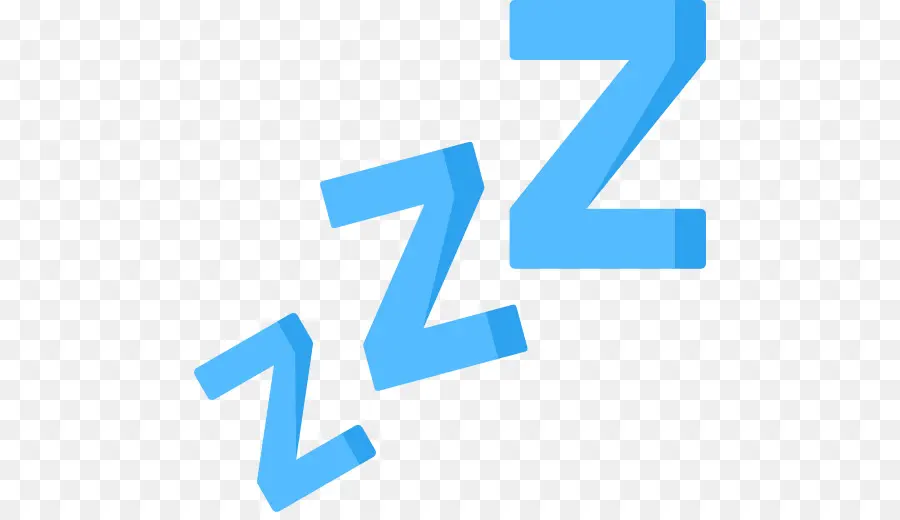 Zzz，Azul PNG