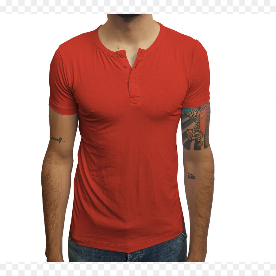 Camiseta，Henley Shirt PNG