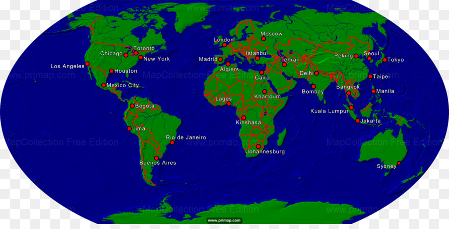 Mundo，Mapa Del Mundo PNG