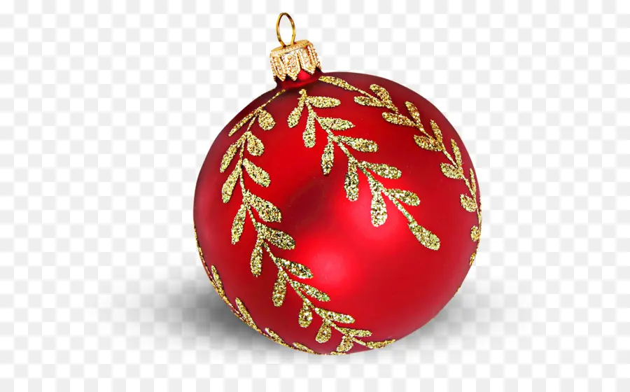 Adorno Navideño Rojo，Navidad PNG