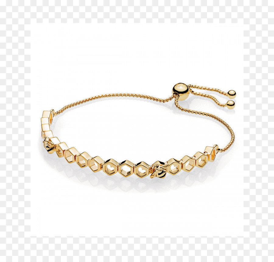 Pulsera De Oro，Diseño Hexagonal PNG