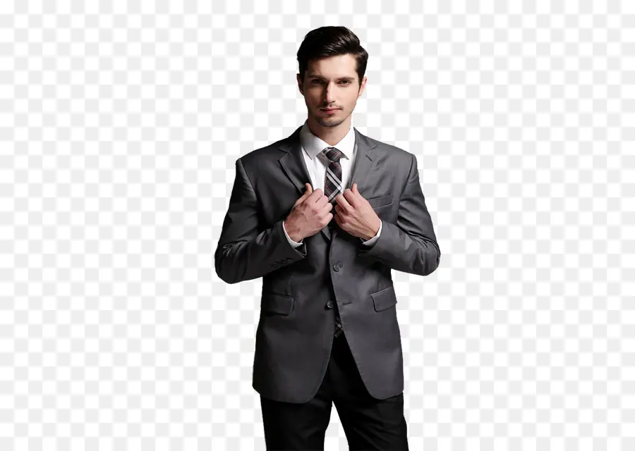 Hombre De Traje Negro，Formal PNG