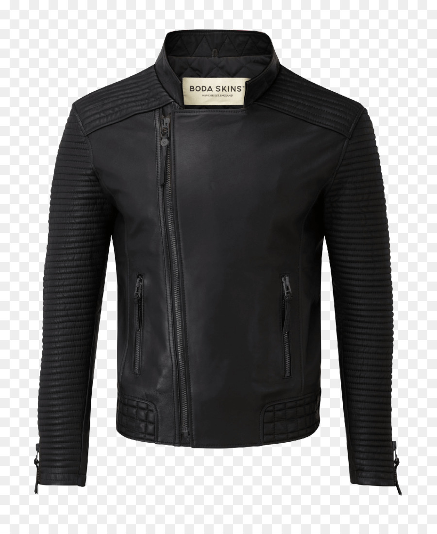 Chaqueta De Cuero Negra，Ropa De Calle PNG