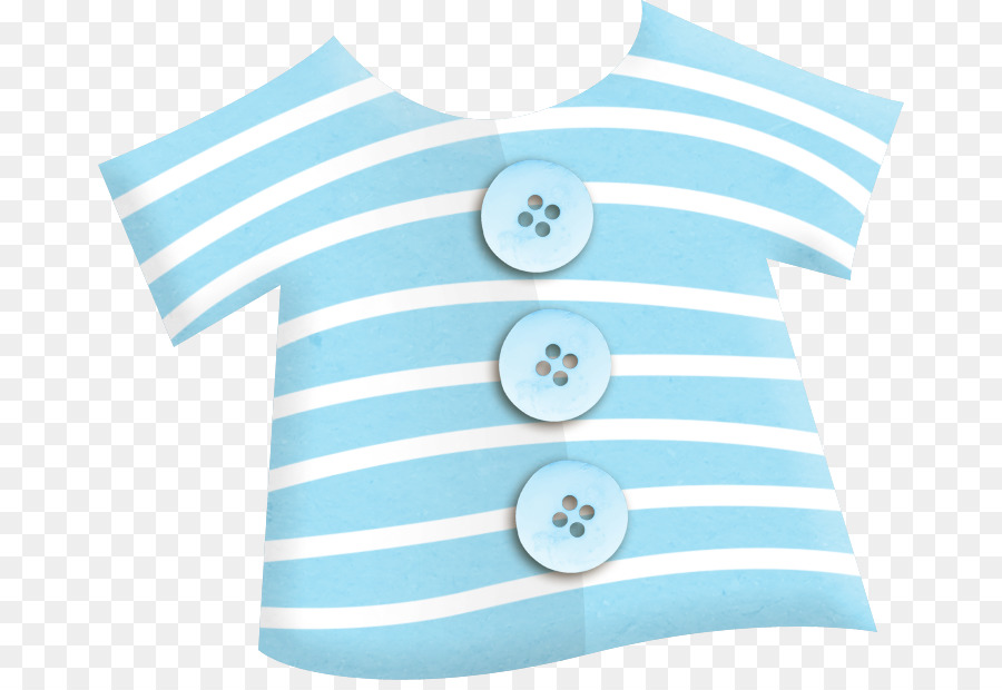 Camisa A Rayas Azules，Botones PNG