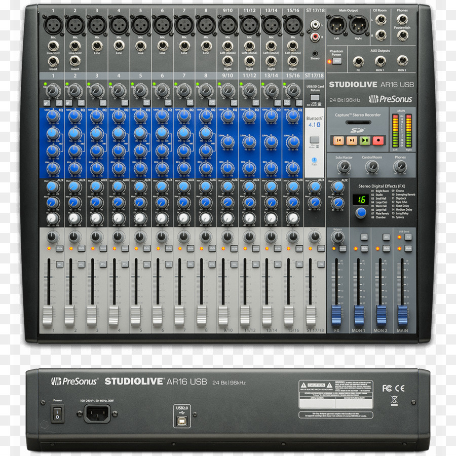 Micrófono，Presonus Studiolive Ar16 PNG