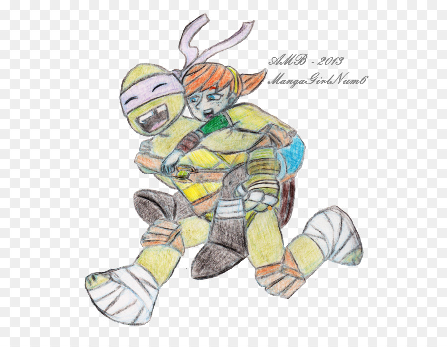 Donatello，Abril O Neil PNG