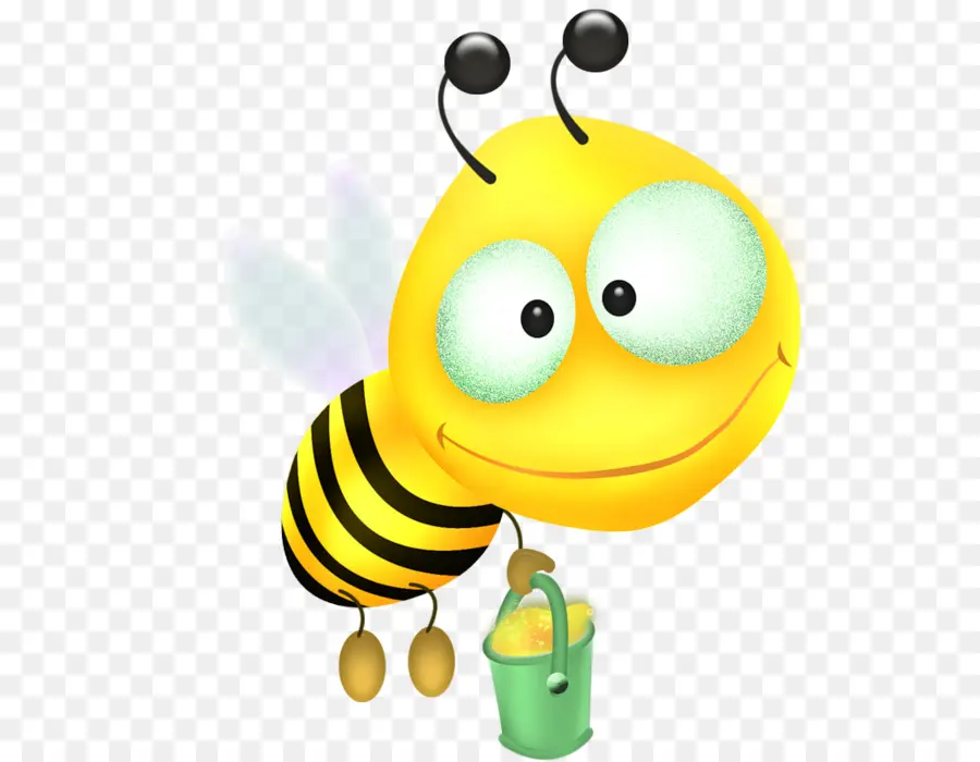 Abeja，Balde PNG