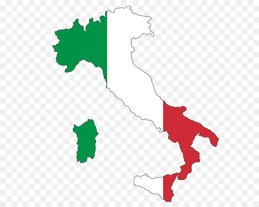 Las Regiones De Italia，Mapa PNG