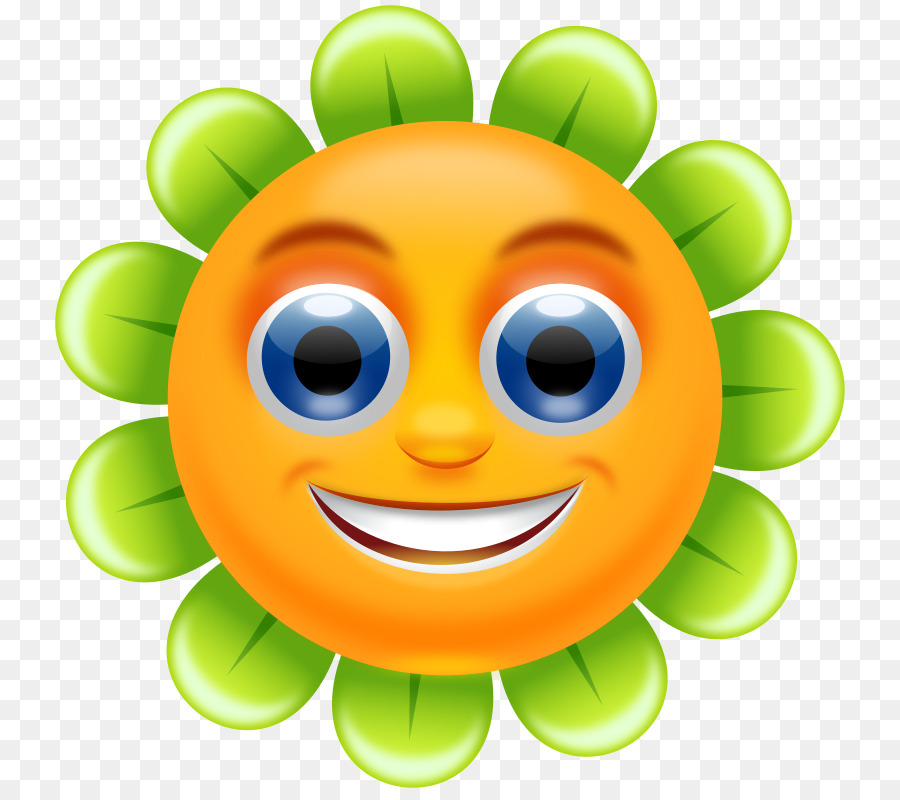 Smiley，Flor PNG