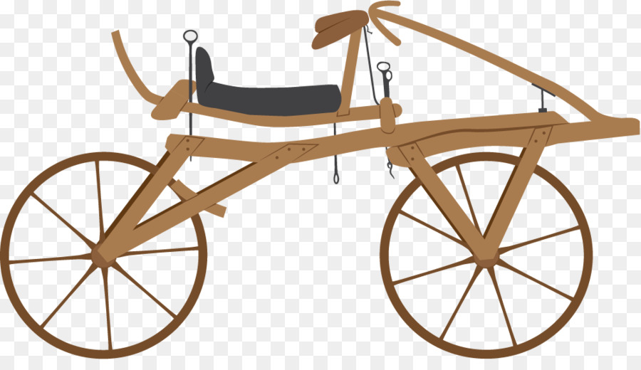 Bicicleta De Madera，Antiguo PNG