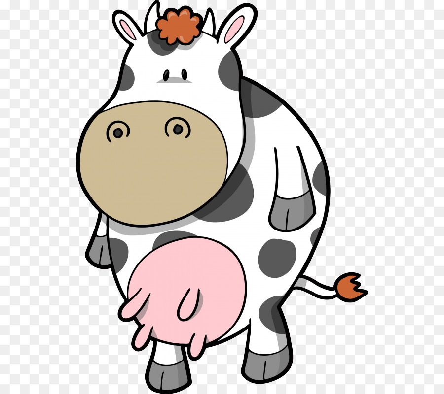 Vaca De Dibujos Animados，Manchas PNG