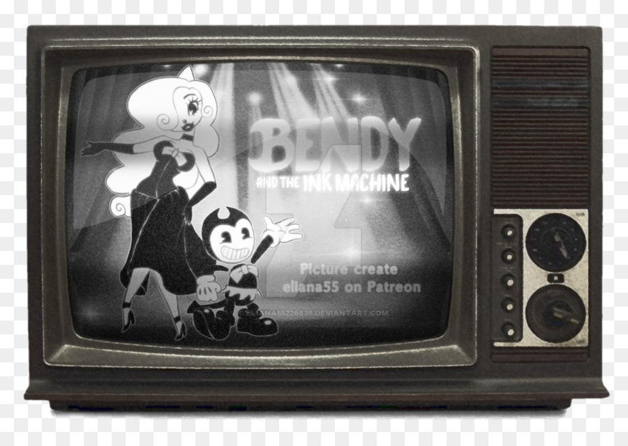 Set De Televisión，Bendy Y La Tinta De La Máquina PNG