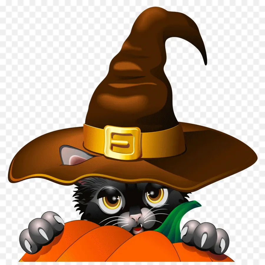 Gato，Halloween PNG