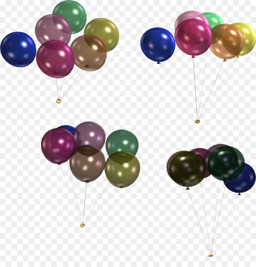 Globos De Colores，Fiesta PNG