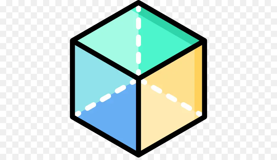 Cubo Colorido，Cubo PNG