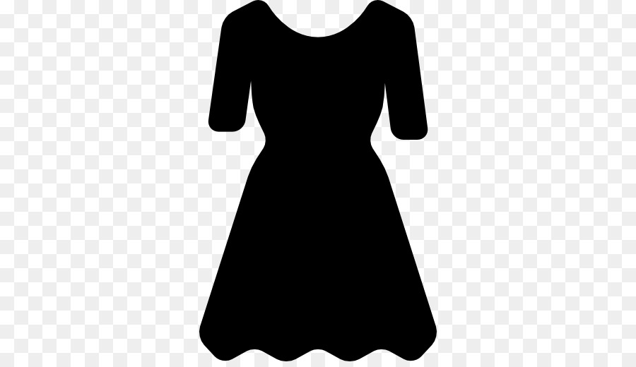 Pequeño Vestido Negro，Hombro PNG