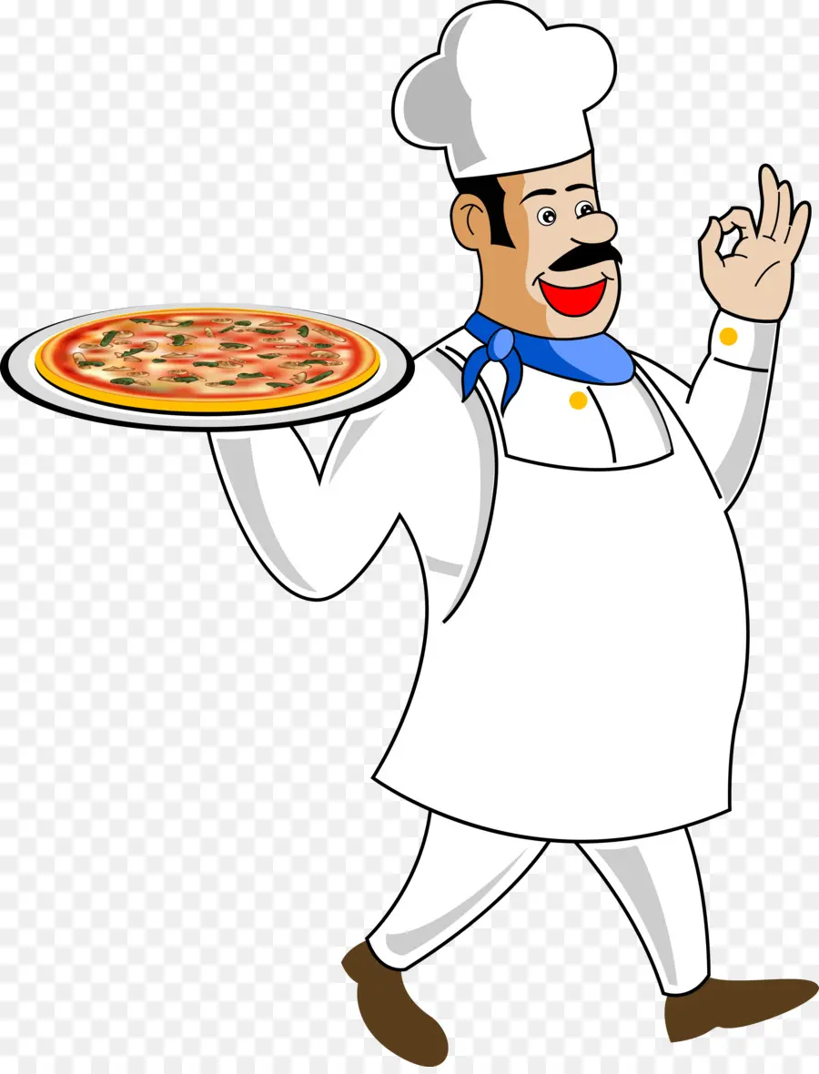 Chef De Pizza，Cocinar PNG