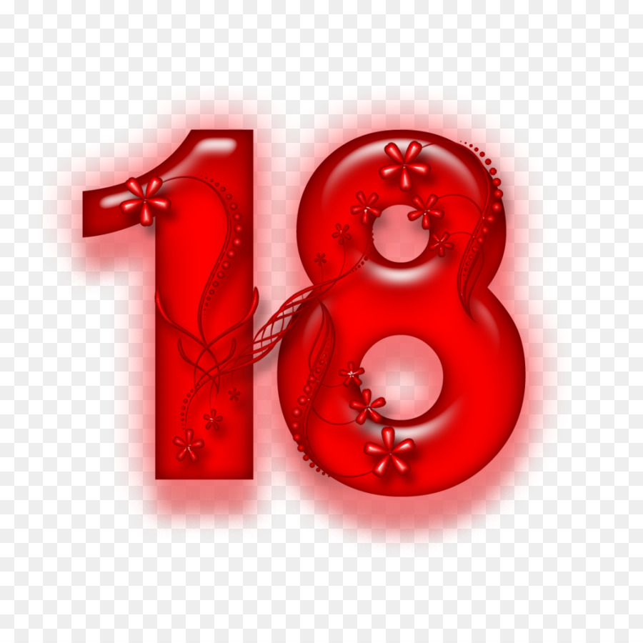 Cumpleaños，Dígito Numérico PNG