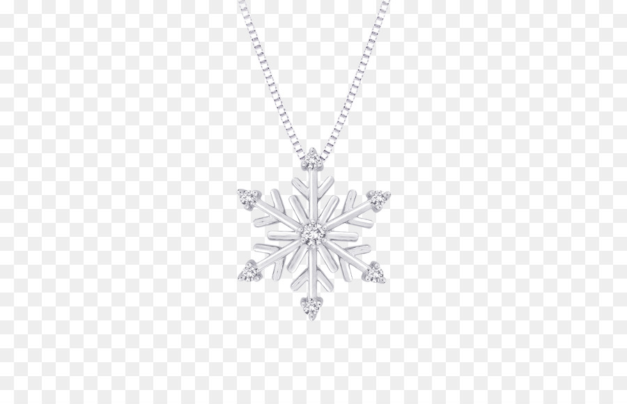 Collar De Copo De Nieve，Colgante PNG